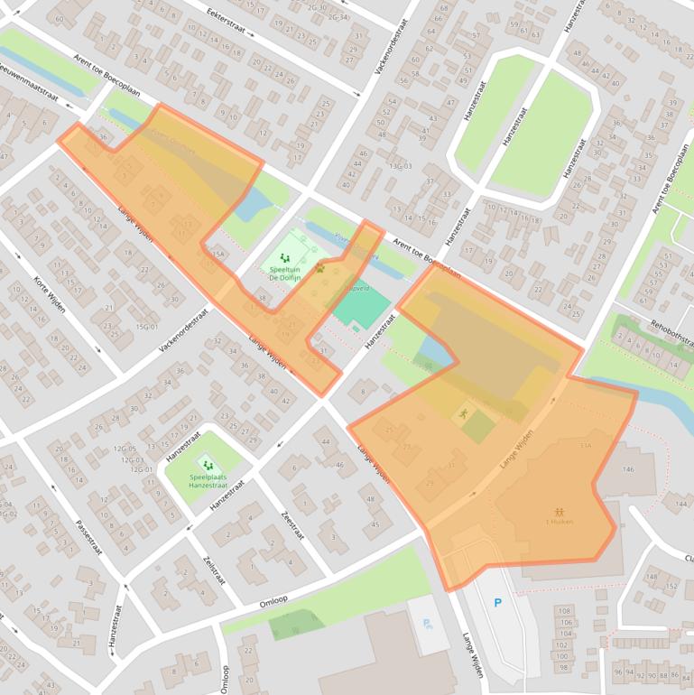 Kaart van postcodegebied 8081VS.
