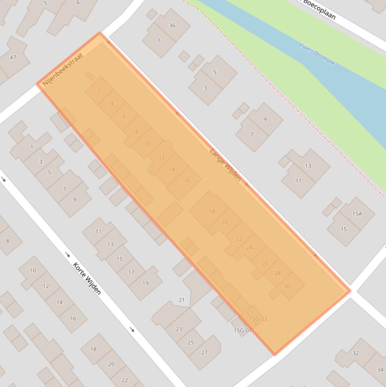 Kaart van postcodegebied 8081VT.