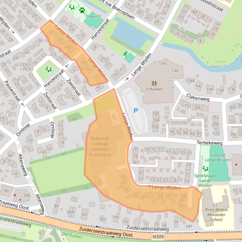 Kaart van postcodegebied 8081VV.