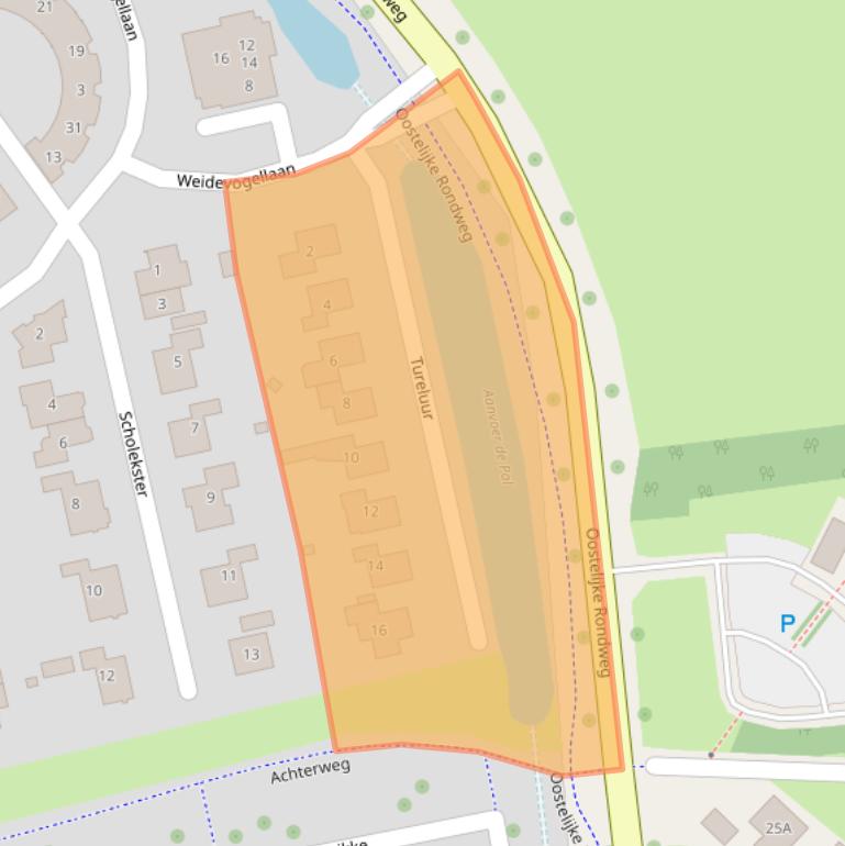 Kaart van postcodegebied 8081ZL.