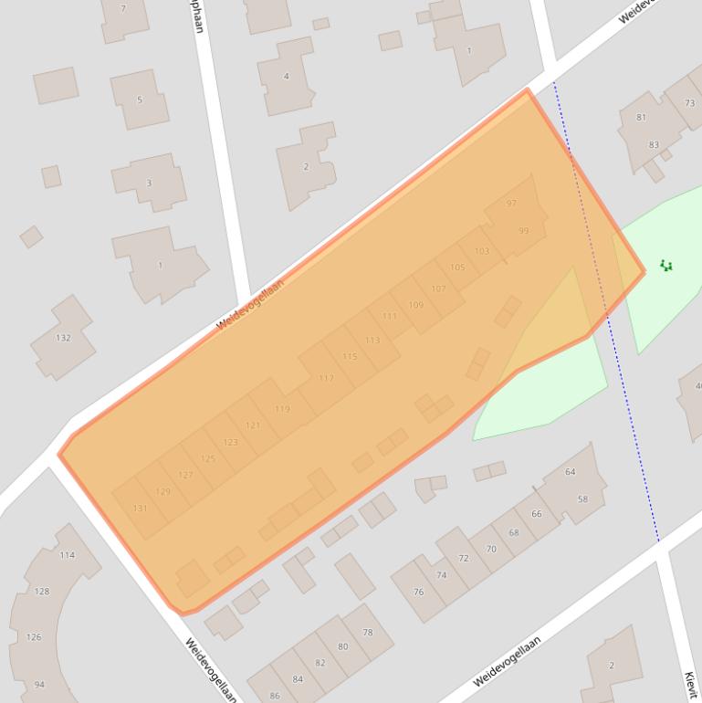 Kaart van postcodegebied 8081ZW.