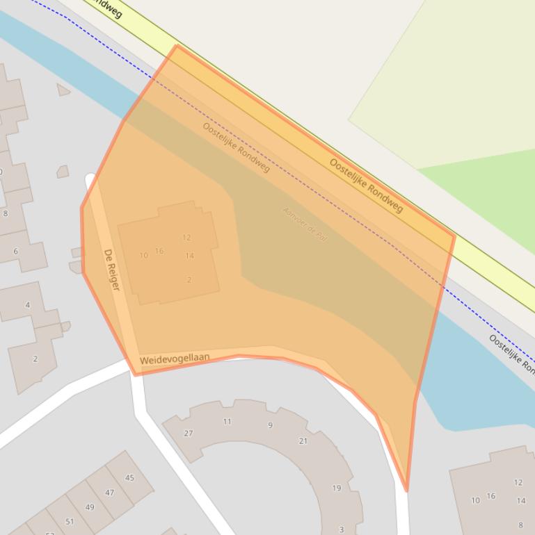 Kaart van postcodegebied 8081ZX.