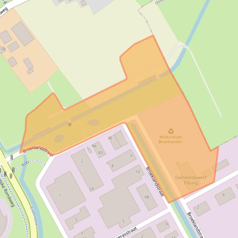 Kaart van postcodegebied 8082AD.