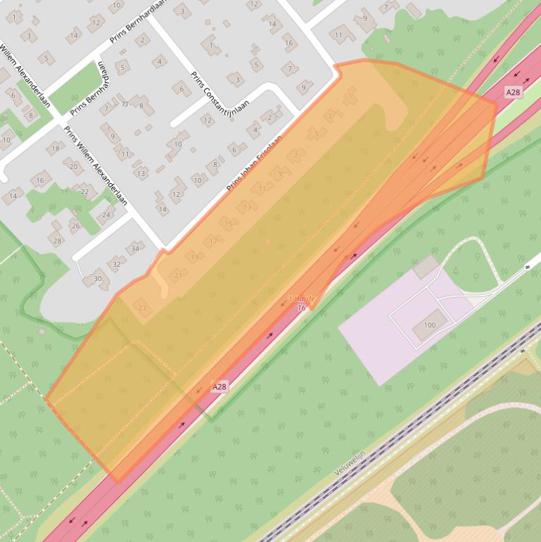 Kaart van postcodegebied 8084AC.