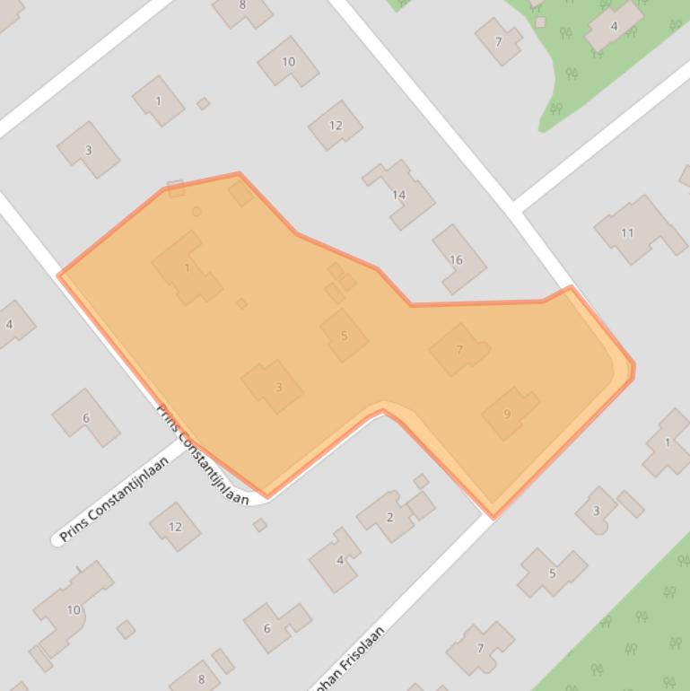 Kaart van postcodegebied 8084AE.