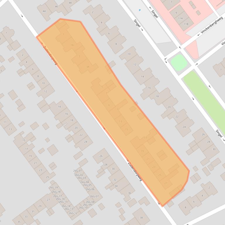 Kaart van postcodegebied 8084BM.