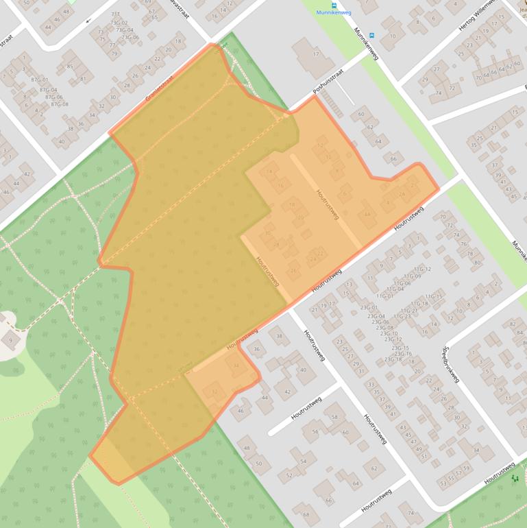 Kaart van postcodegebied 8084CD.