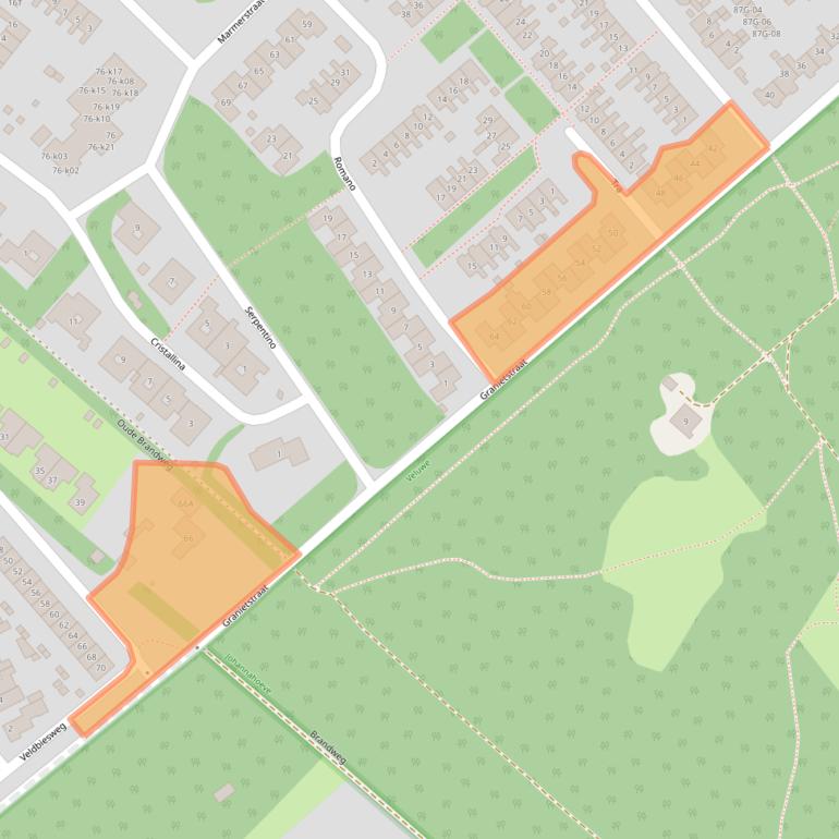 Kaart van postcodegebied 8084CK.