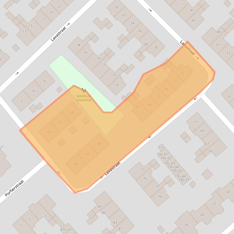 Kaart van postcodegebied 8084CR.