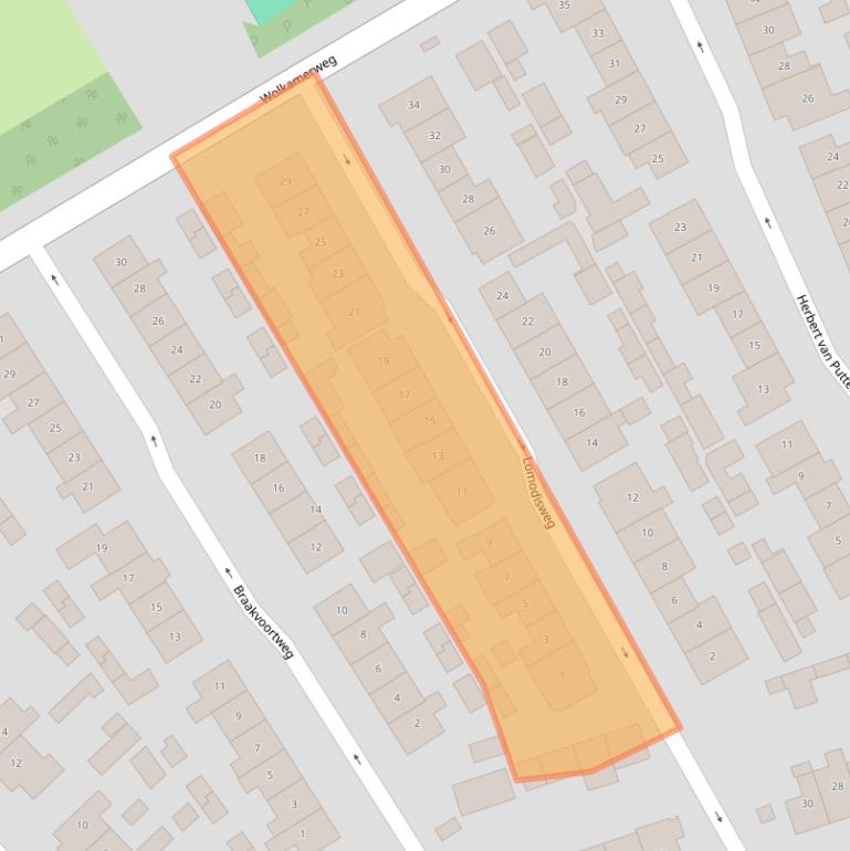 Kaart van postcodegebied 8084ES.