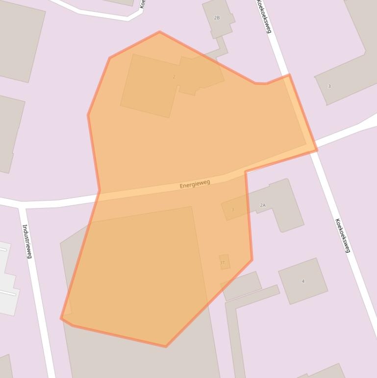 Kaart van postcodegebied 8084GR.