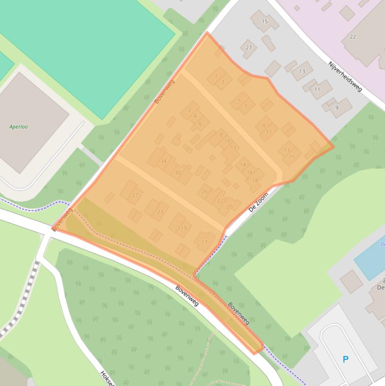 Kaart van postcodegebied 8084GX.