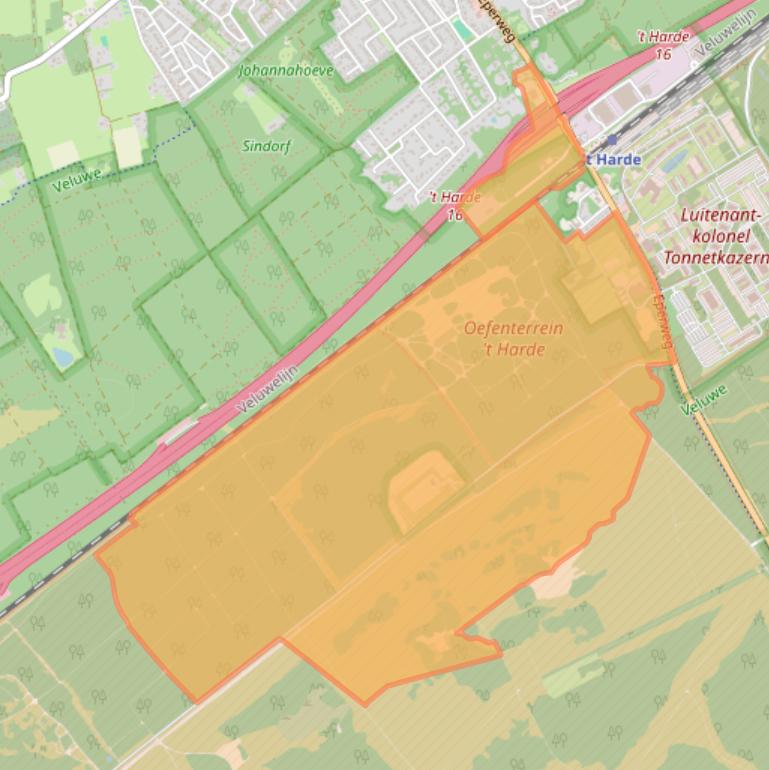 Kaart van postcodegebied 8084HK.