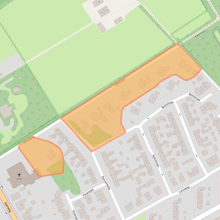 Kaart van postcodegebied 8084HL.