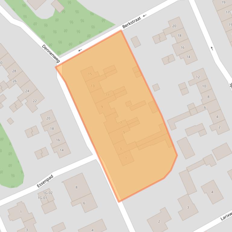 Kaart van postcodegebied 8084HM.