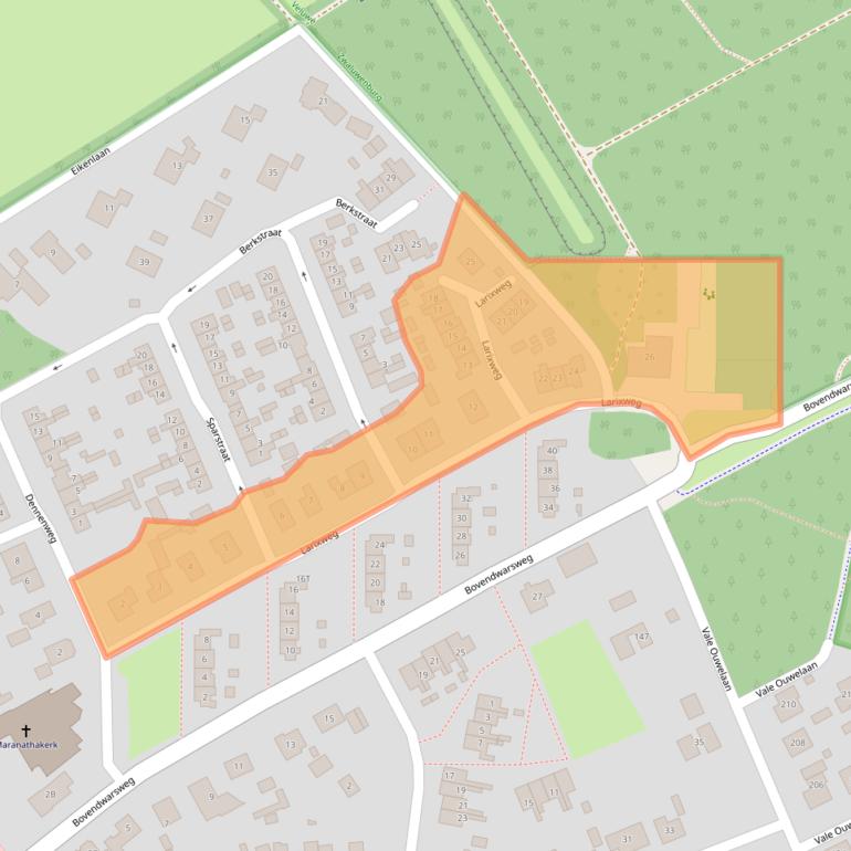 Kaart van postcodegebied 8084HV.