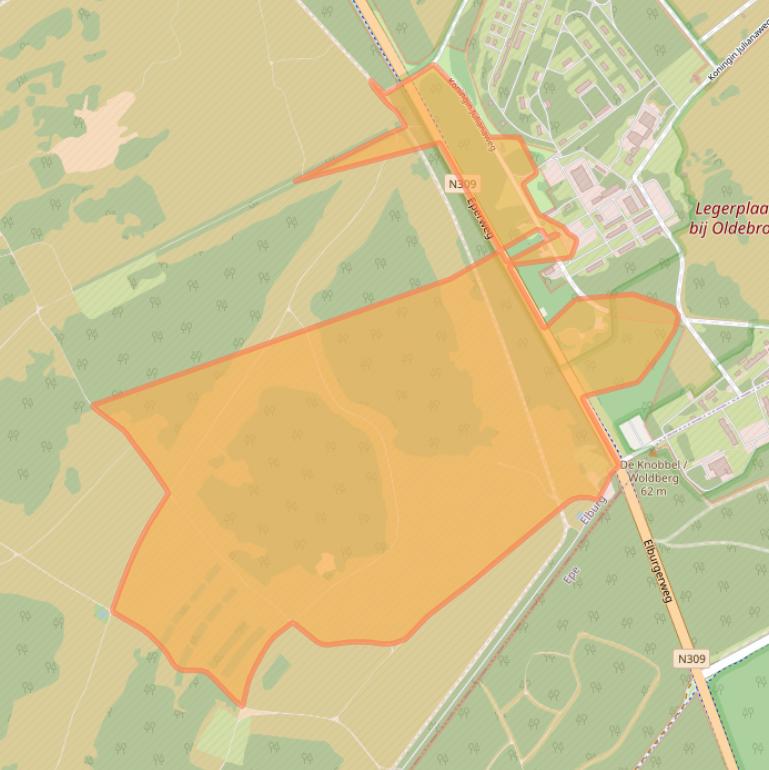 Kaart van postcodegebied 8084JJ.