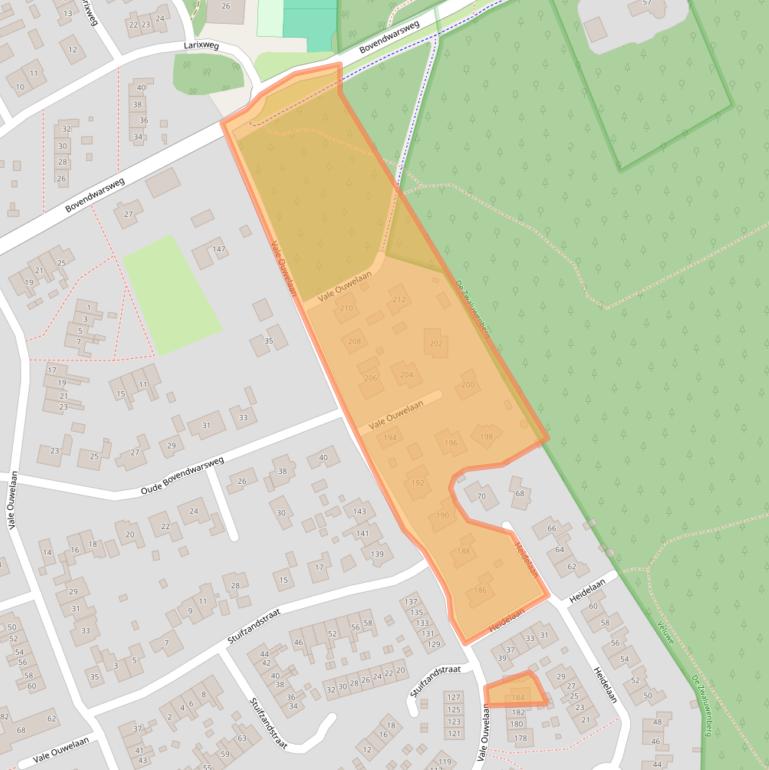 Kaart van postcodegebied 8084JV.