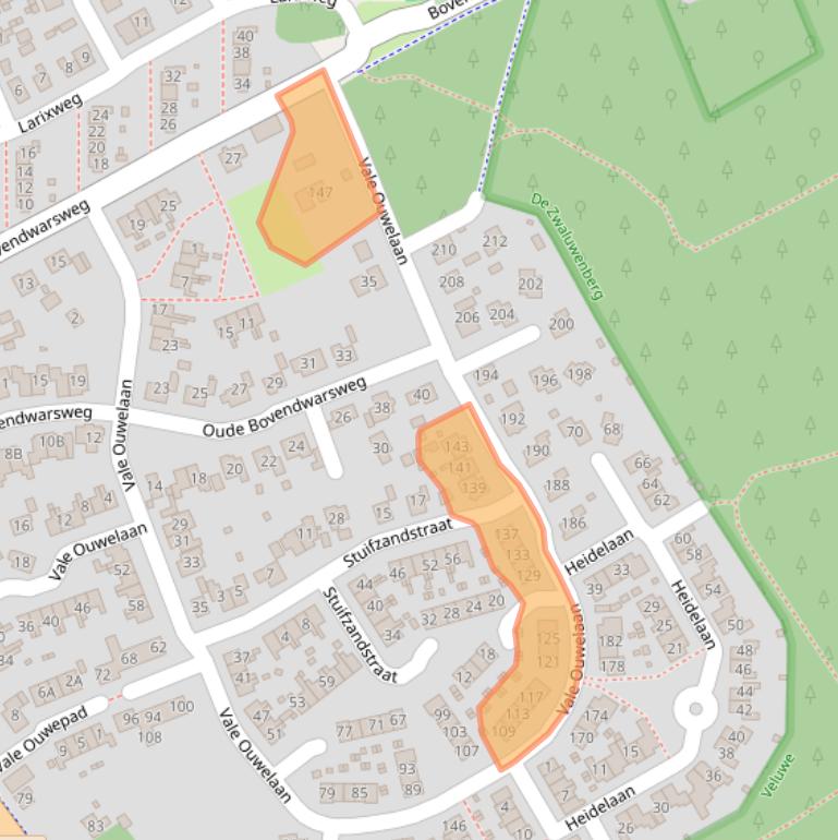 Kaart van postcodegebied 8084JZ.