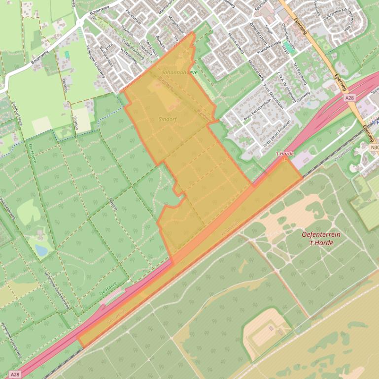 Kaart van postcodegebied 8084PA.