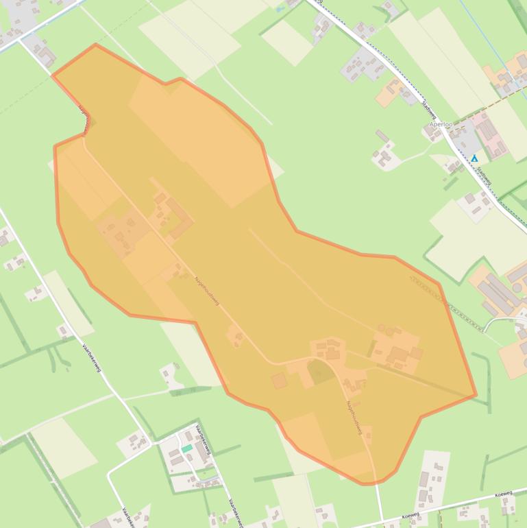 Kaart van postcodegebied 8084PM.