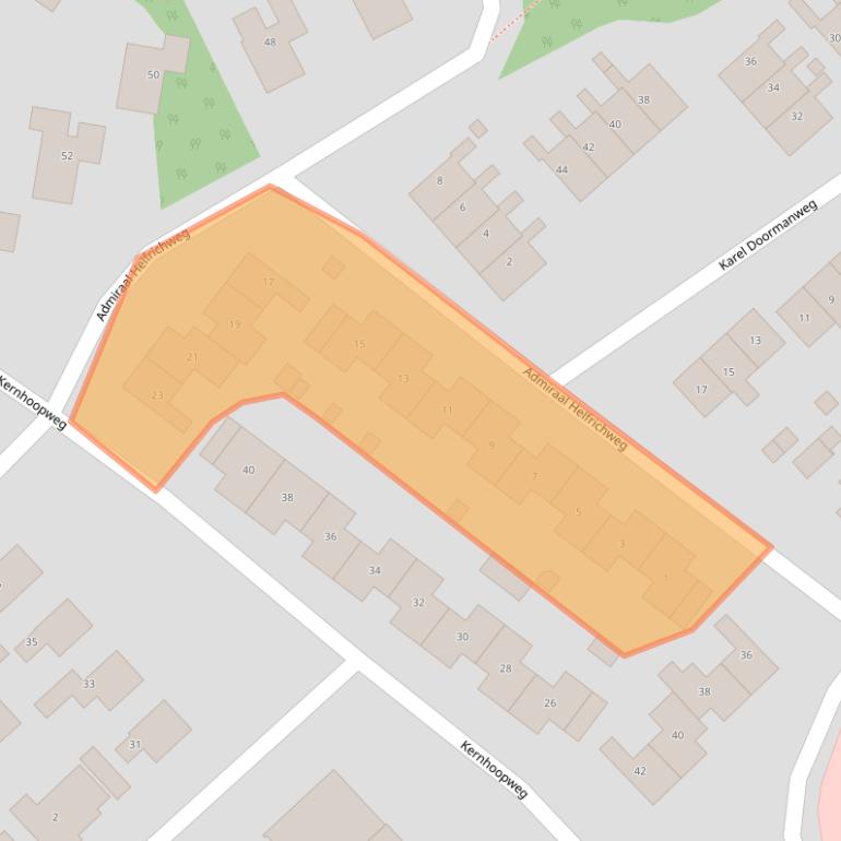 Kaart van postcodegebied 8084VG.