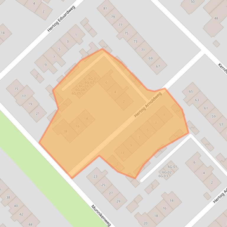 Kaart van postcodegebied 8084VT.