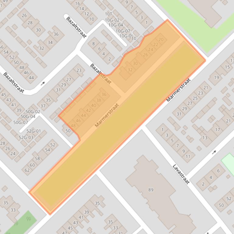 Kaart van postcodegebied 8084XC.