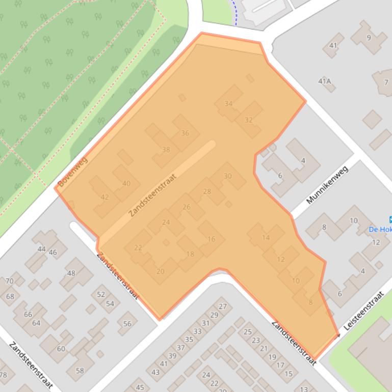 Kaart van postcodegebied 8084XK.