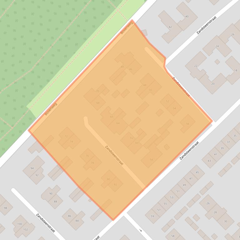 Kaart van postcodegebied 8084XL.