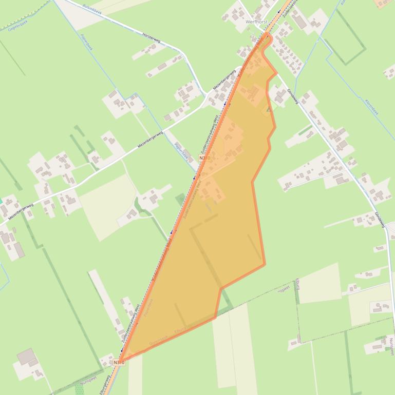 Kaart van postcodegebied 8085AD.