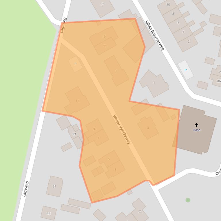 Kaart van postcodegebied 8085AR.