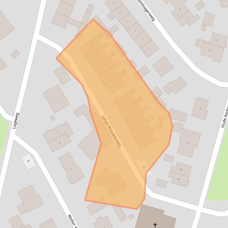 Kaart van postcodegebied 8085AS.