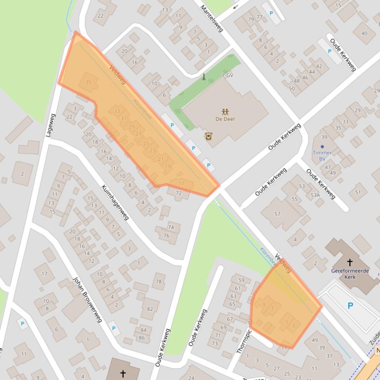 Kaart van postcodegebied 8085AV.