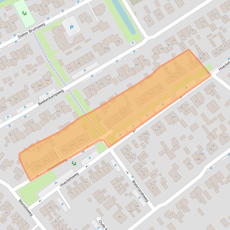 Kaart van postcodegebied 8085BK.
