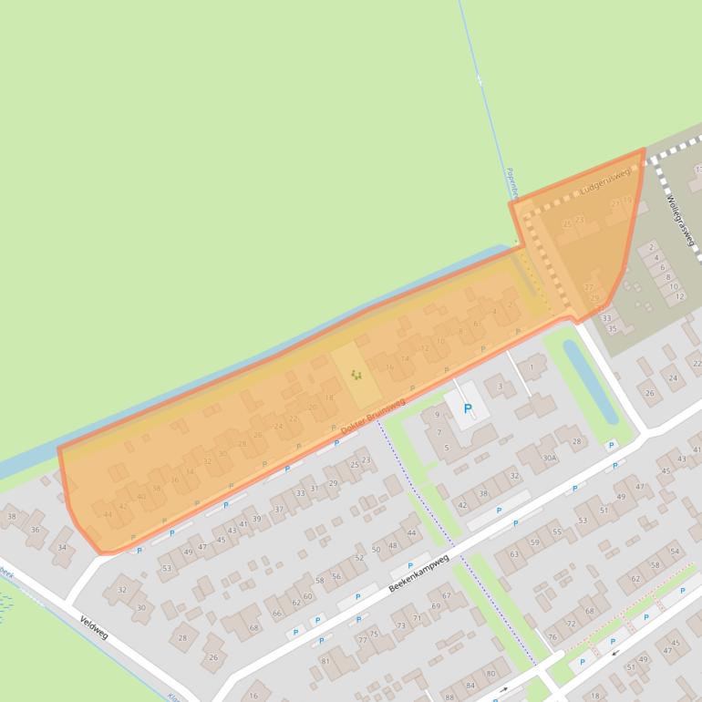 Kaart van postcodegebied 8085BV.