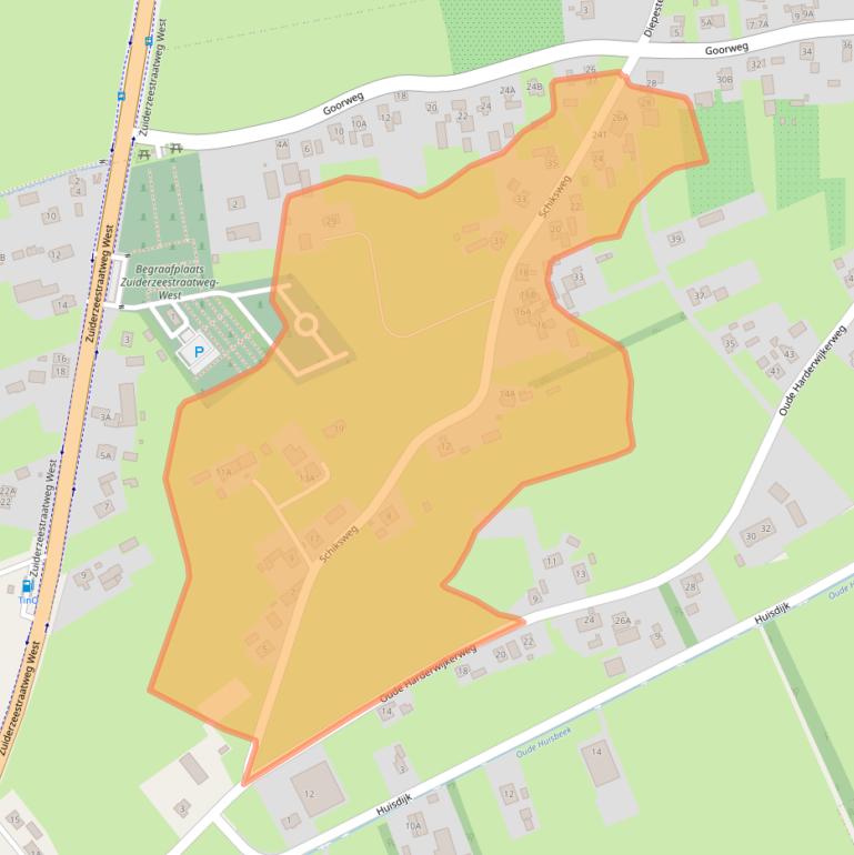 Kaart van postcodegebied 8085PD.