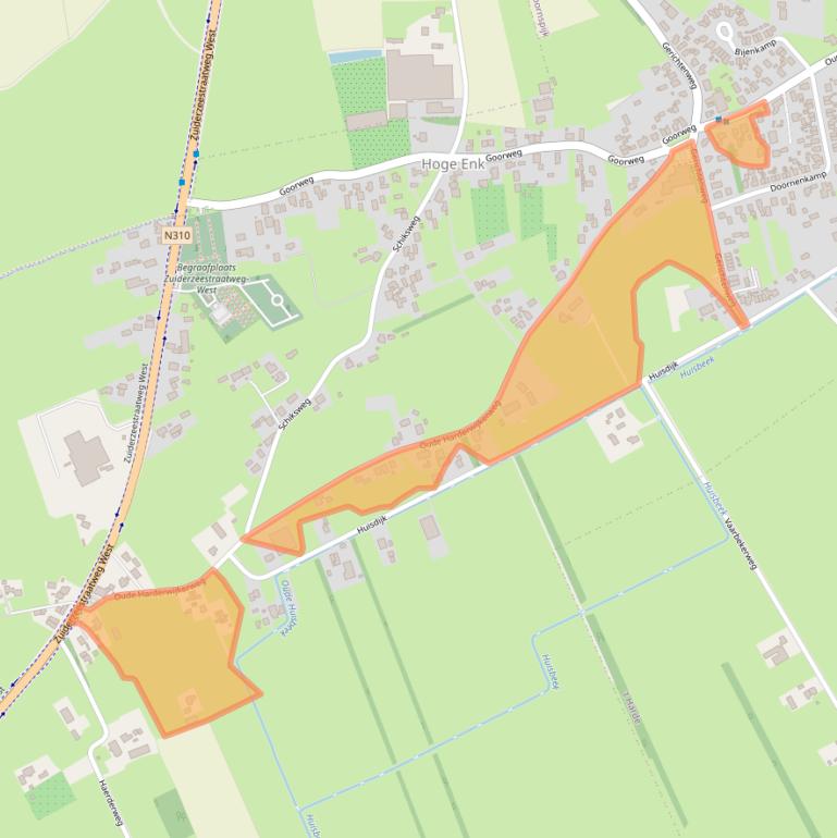 Kaart van postcodegebied 8085PH.