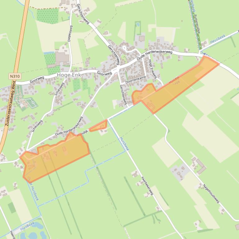 Kaart van postcodegebied 8085PL.