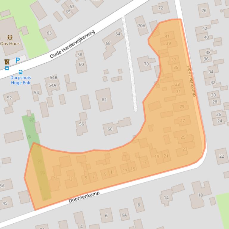 Kaart van postcodegebied 8085PT.