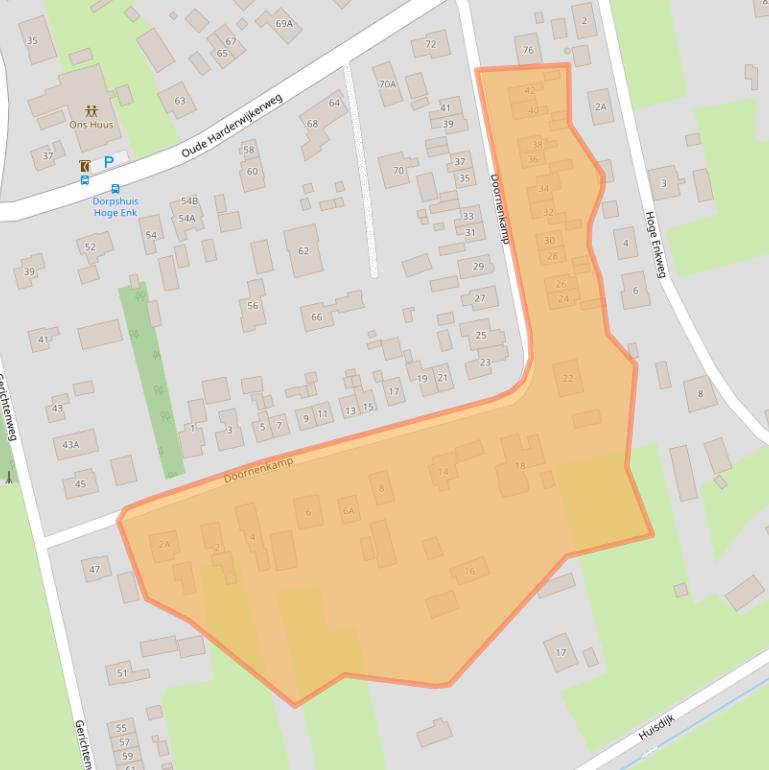 Kaart van postcodegebied 8085PV.