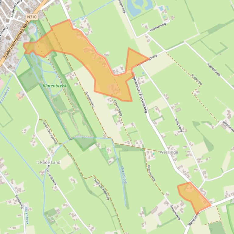 Kaart van postcodegebied 8085RC.