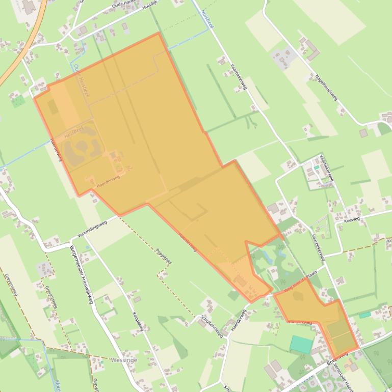 Kaart van postcodegebied 8085RG.