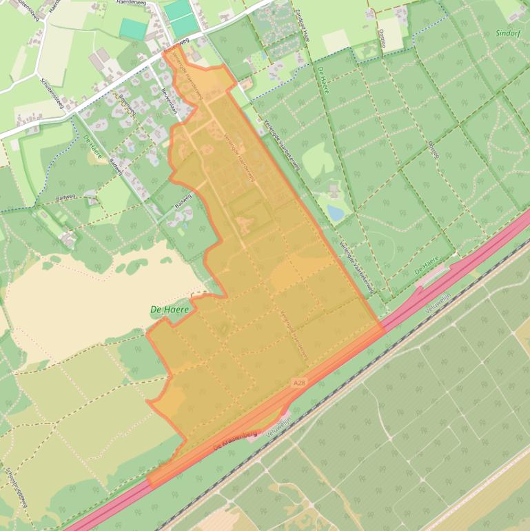 Kaart van postcodegebied 8085RJ.