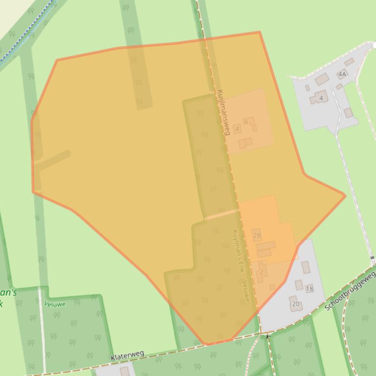 Kaart van postcodegebied 8085RX.