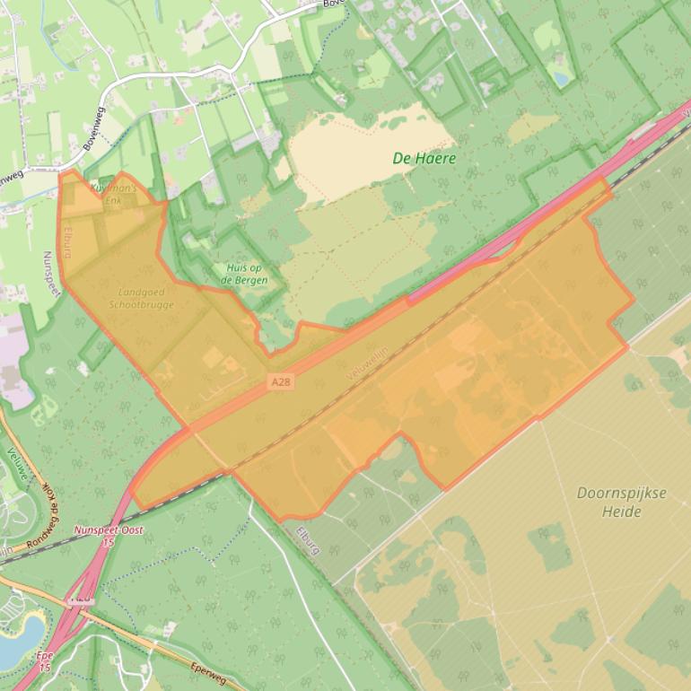 Kaart van postcodegebied 8085SB.