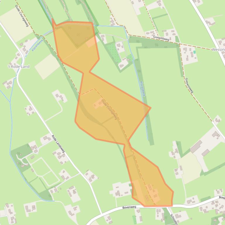 Kaart van postcodegebied 8085SC.