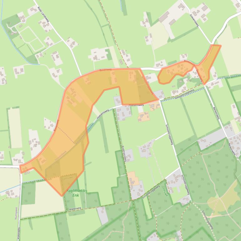 Kaart van postcodegebied 8085SG.
