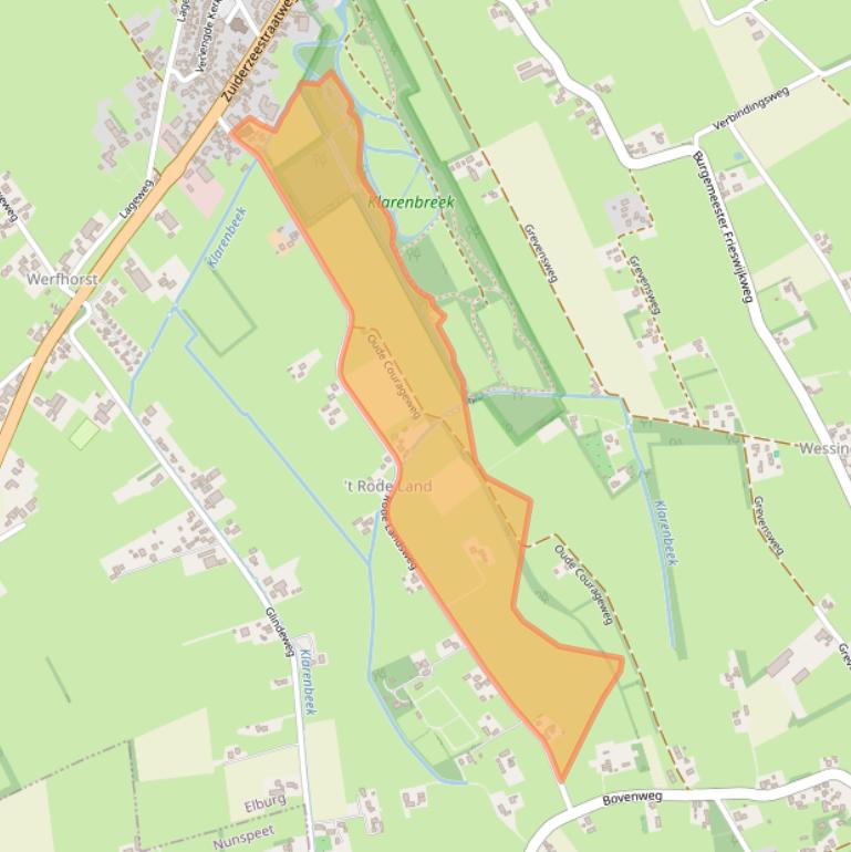 Kaart van postcodegebied 8085SL.