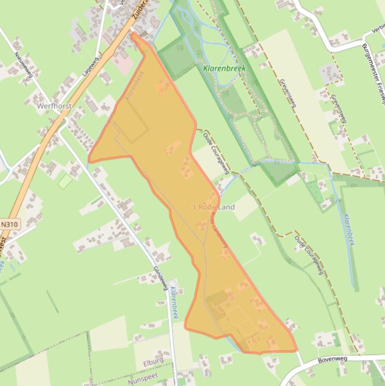 Kaart van postcodegebied 8085SM.